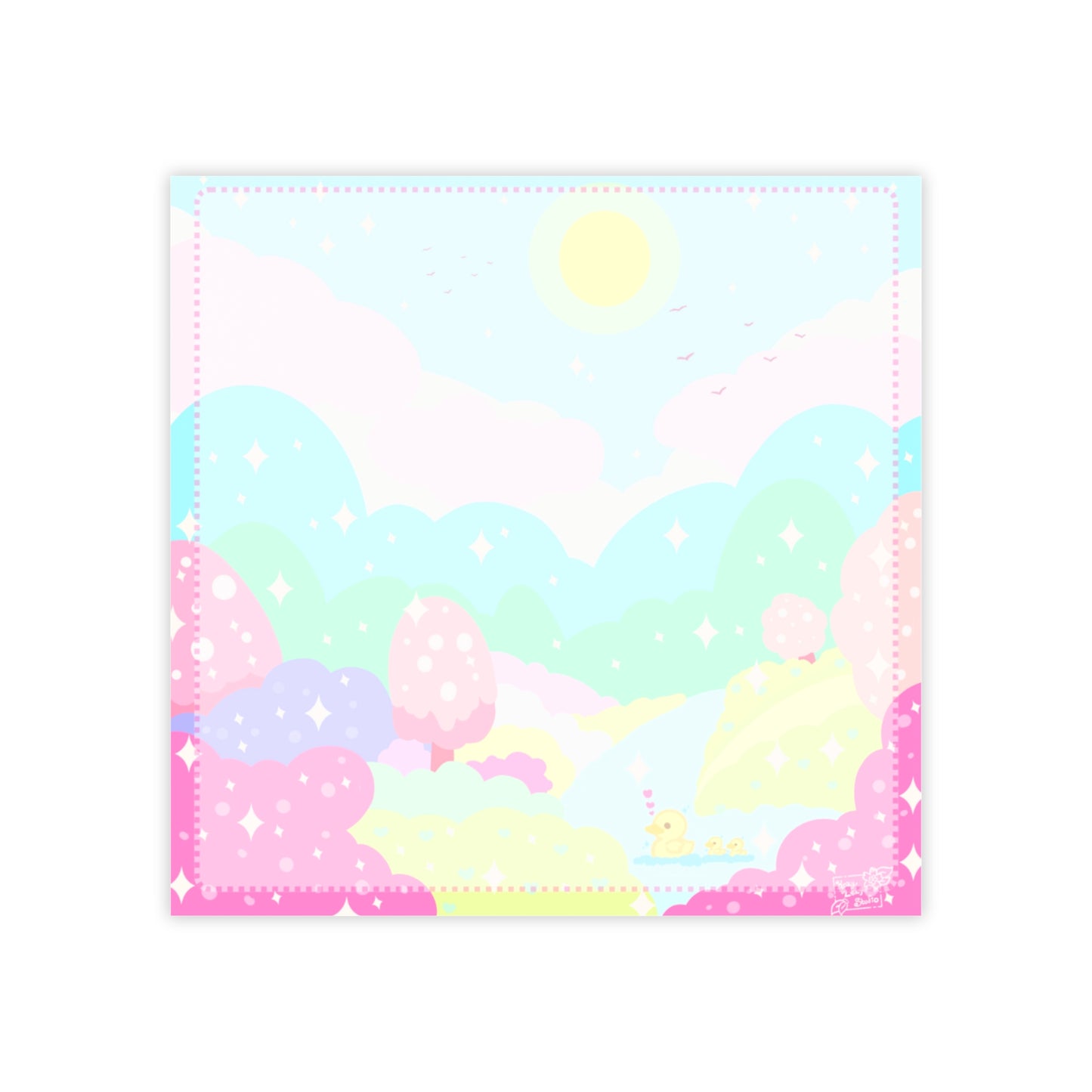 Pastel Summer Duckling Note Pad