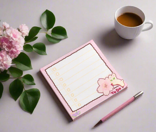 Sakura Bunny To Do   Note Pad