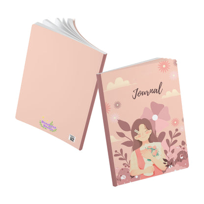 Smiles and Self Love Floral Softcover Journal