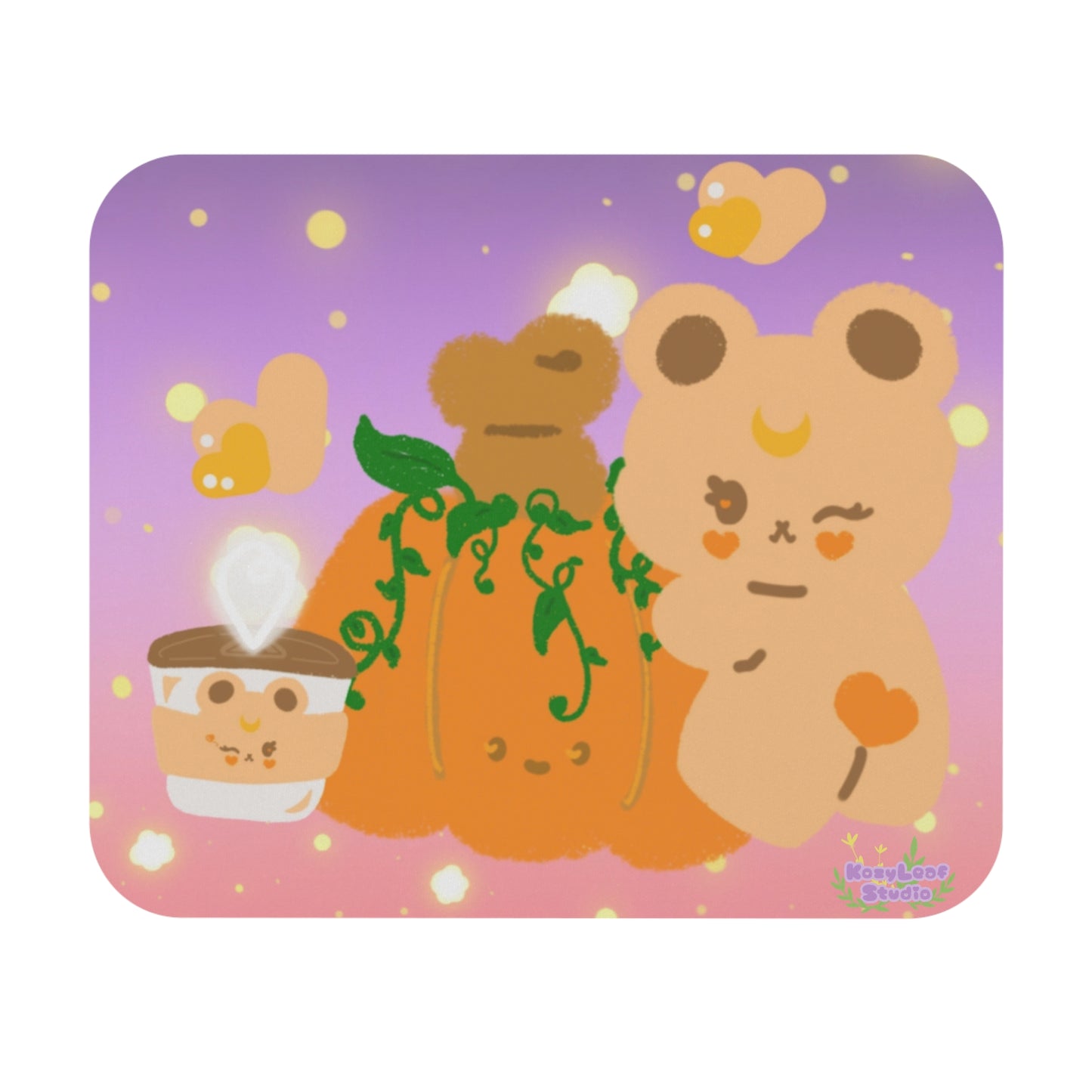 Fall Teddy Primkin Mouse Pad (Rectangle)