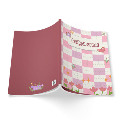 Girly Cute Daily Softcover Journal