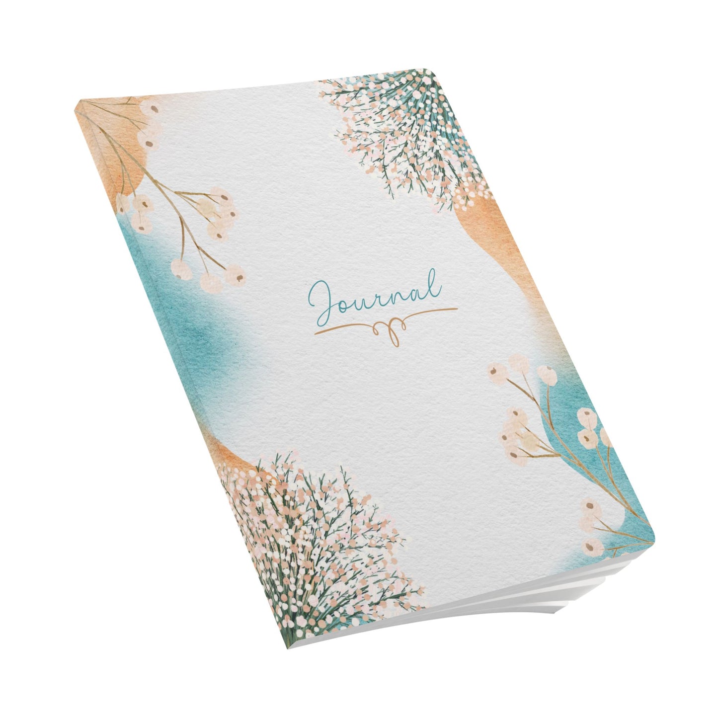 Floral Waves Softcover Journal