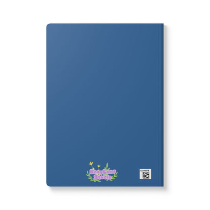 Blue Sky and Winking Sakura kitty Softcover Journal