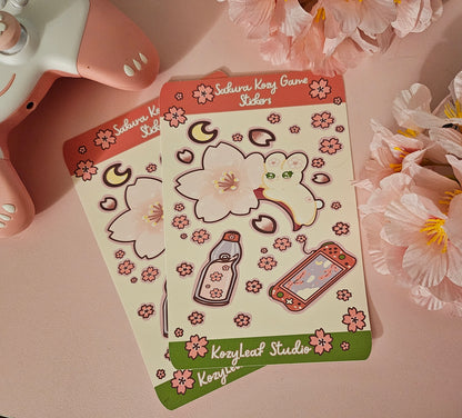 Sakura Kozy Game Stickers