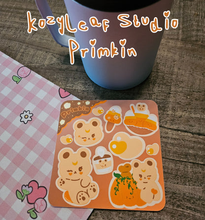 Primkin Square Sticker sheet