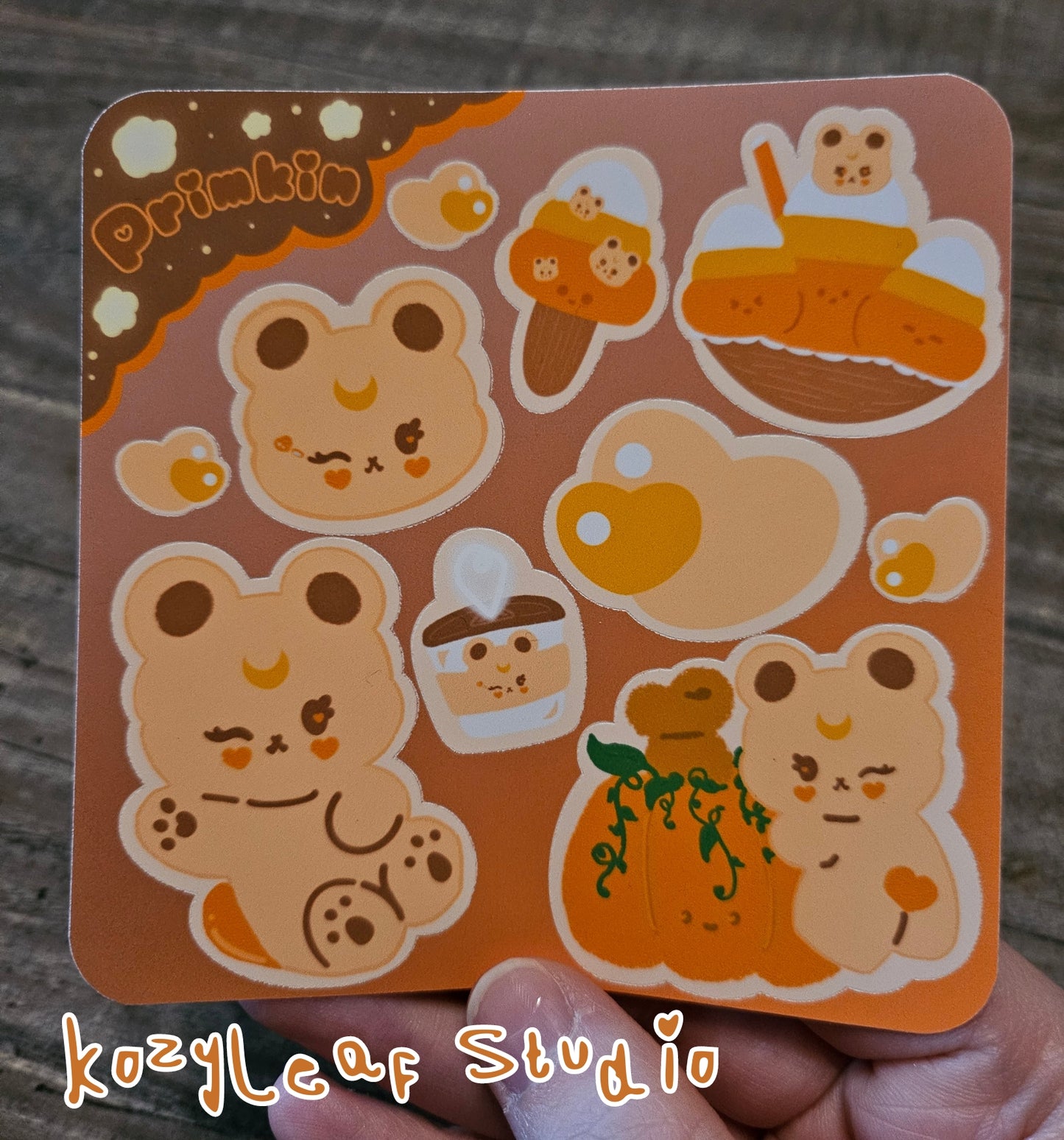 Primkin Square Sticker sheet