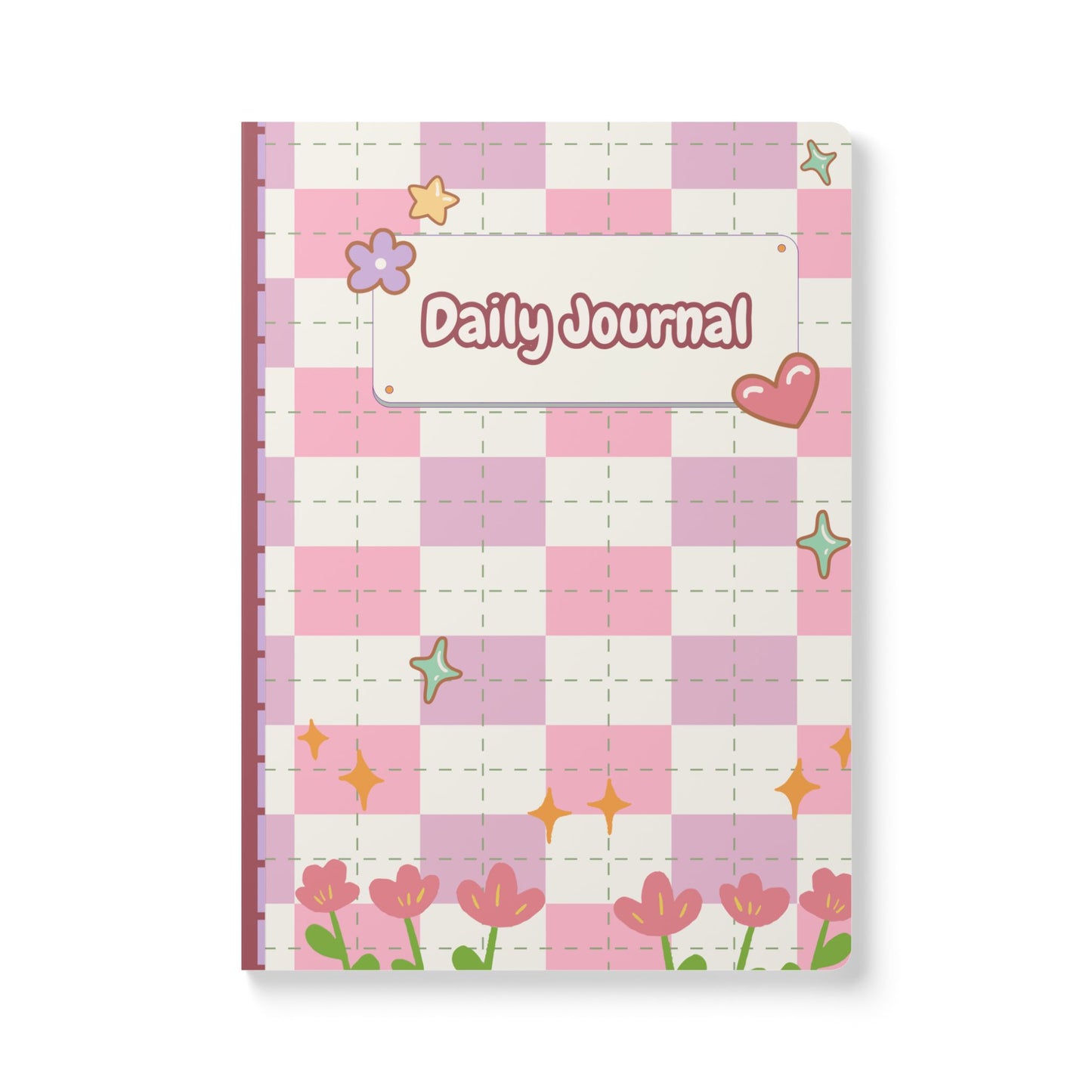 Girly Cute Daily Softcover Journal