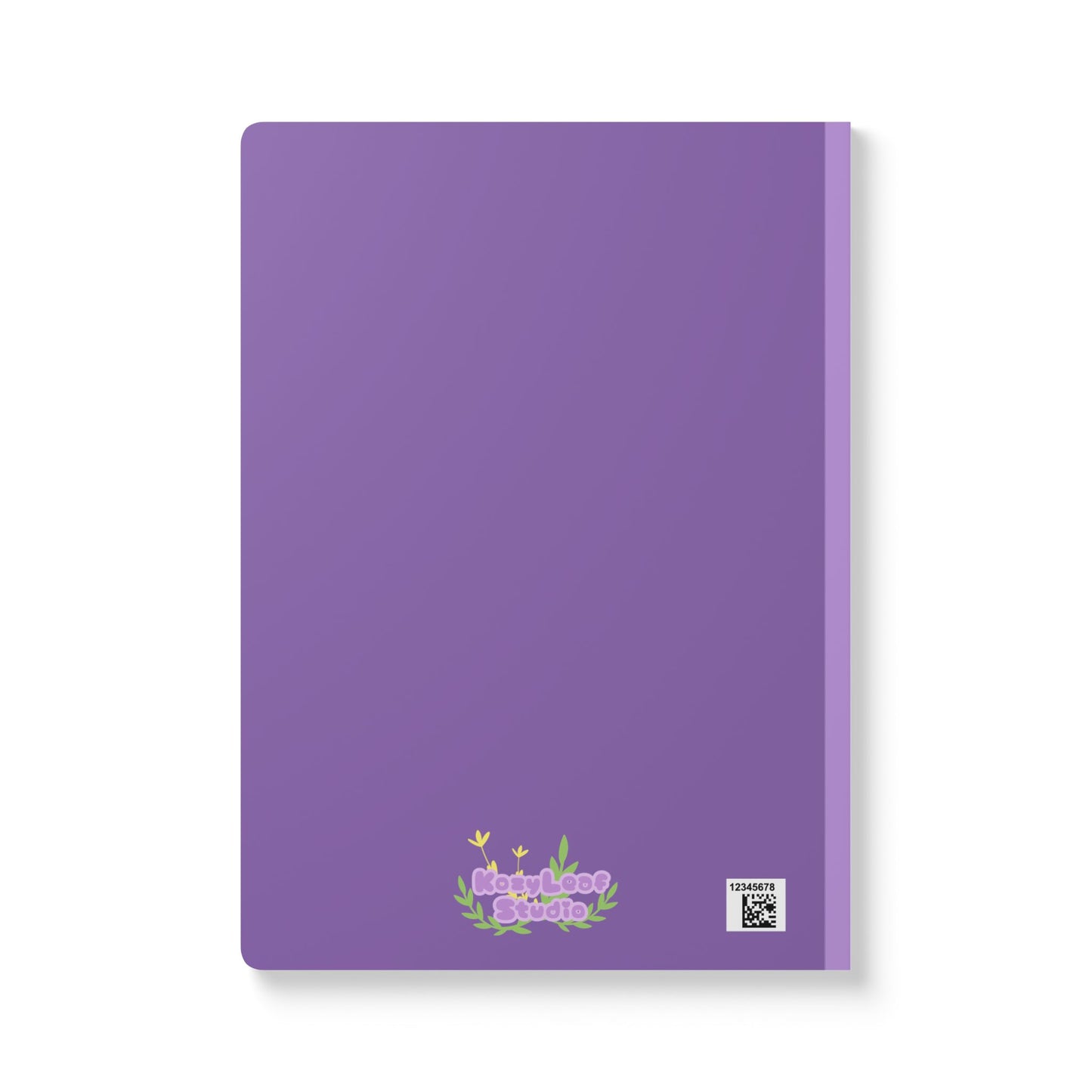 Purple and Lofi Clouds Softcover Notebook