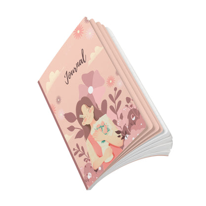 Smiles and Self Love Floral Softcover Journal